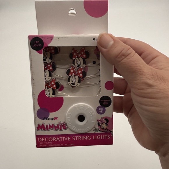 Minnie Mouse LED String Lights - Picture 2 of 5